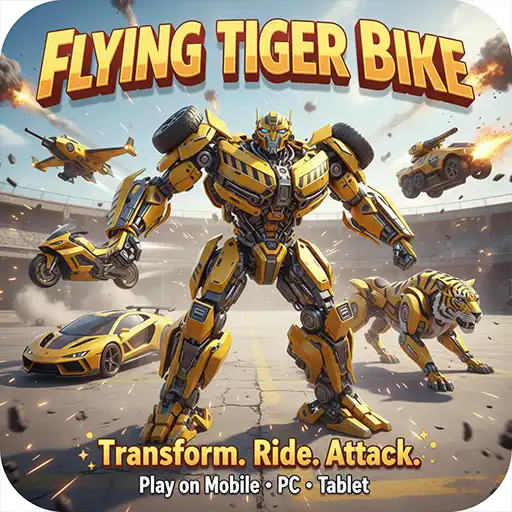 Flying Tiger Bike Robot Transformation