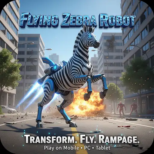 Flying Zebra Robot