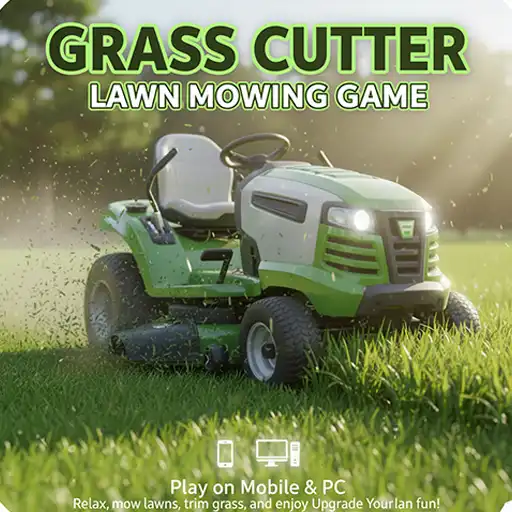 Grass Cutter Relaxing Lawn Mowing