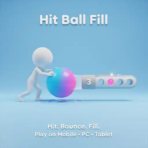 Hit Ball Fill Puzzle Game