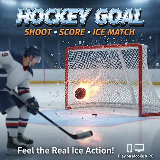 Hockey Goal Shoot And Score
