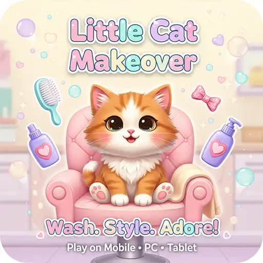 Little Cat Makeover Care Game
