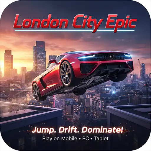 London City Epic Car Stunt Roof Jump Game