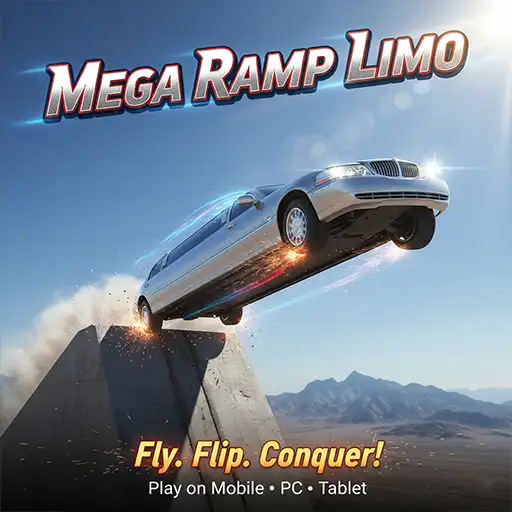 Mega Ramp Limo Stunts Game