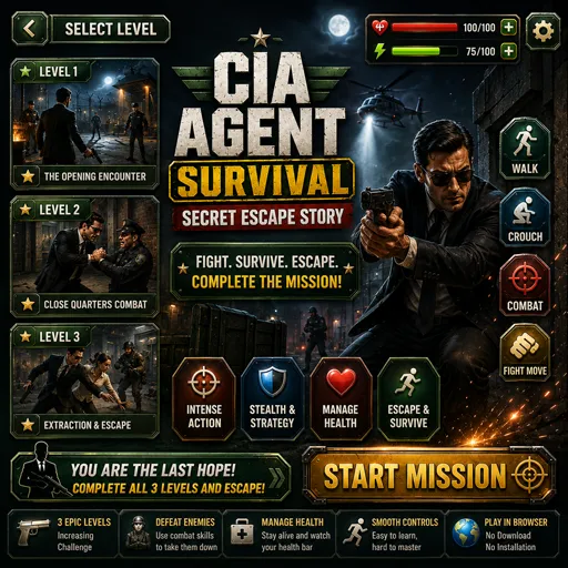 CIA Agent Survival Secret Escape Story