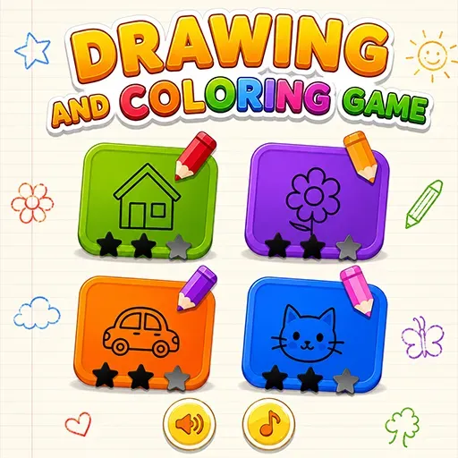 Drawing and Coloring Game