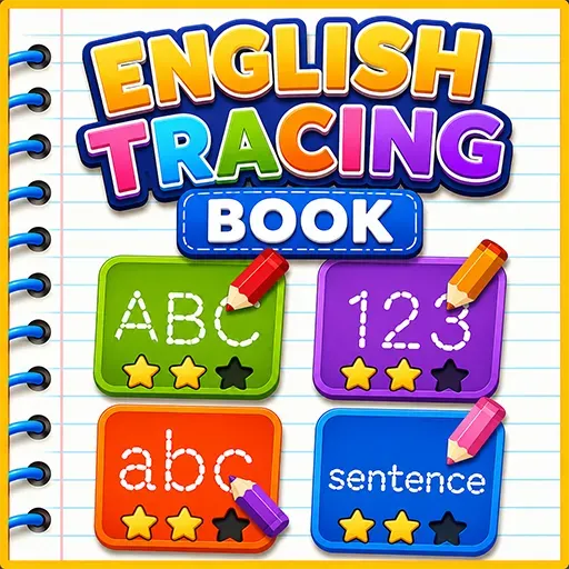 English Tracing Book