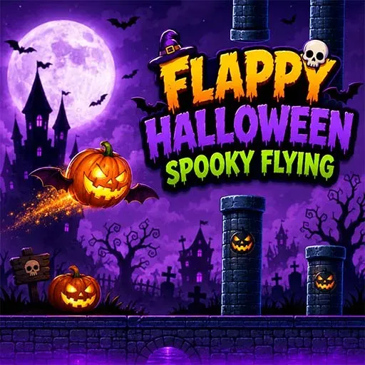 Flappy Halloween Spooky Flying
