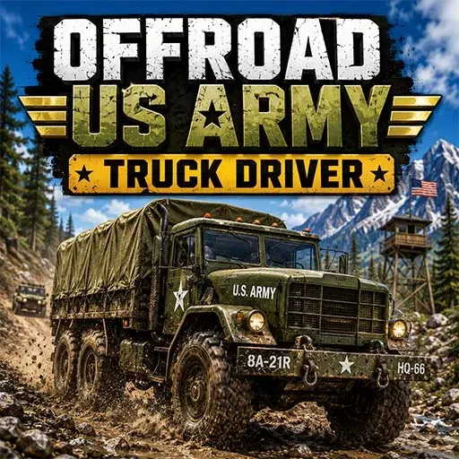 Offroad US Army Truck Driver