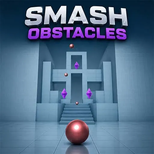 Smash Hit Destroy Obstacles