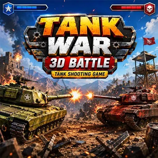 Tank War 3D Battle Tank Shooting Game